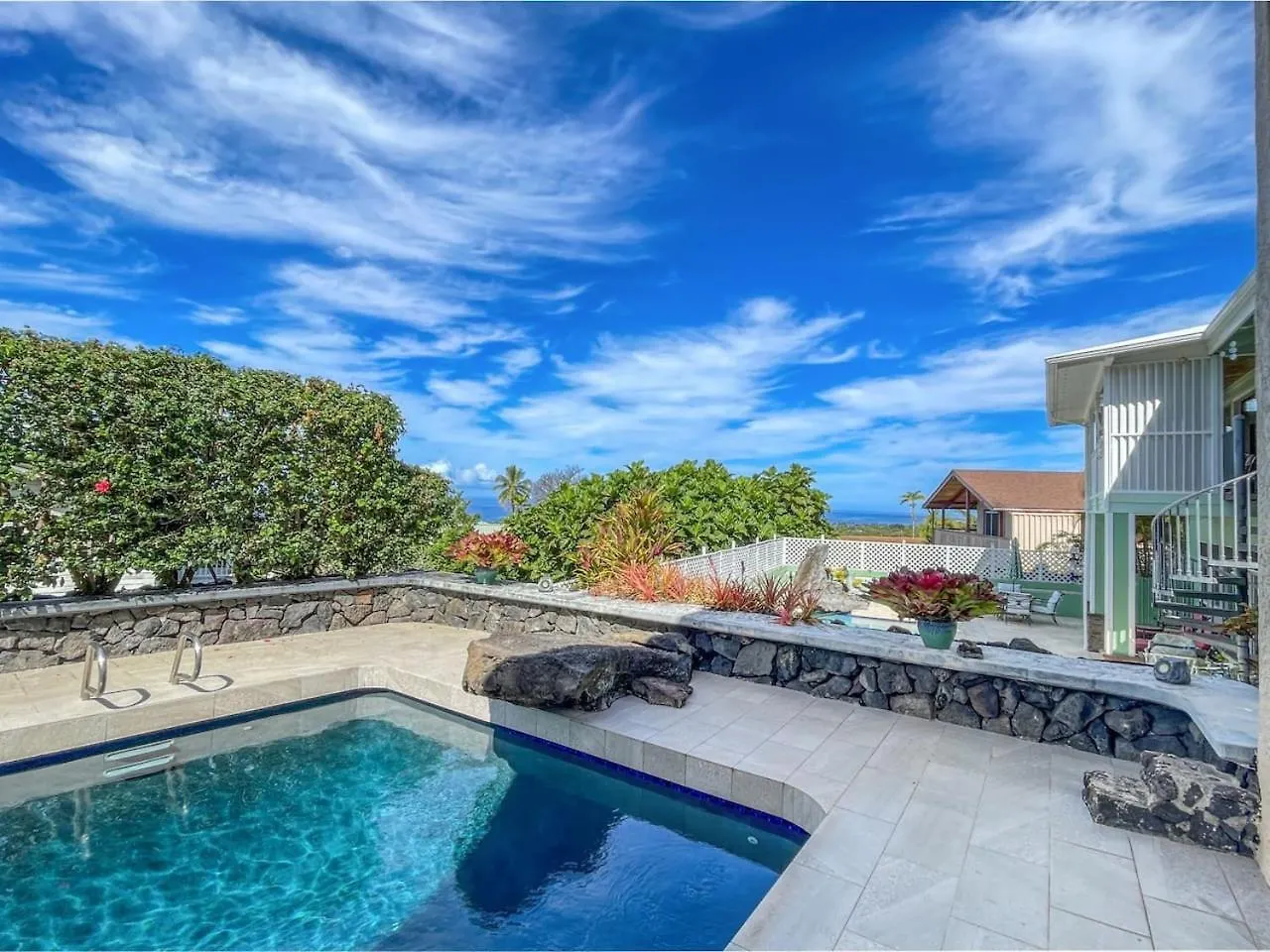 Grand Hawaiian Villa Ocean Views, Pool With Ohana Suite Kailua-Kona