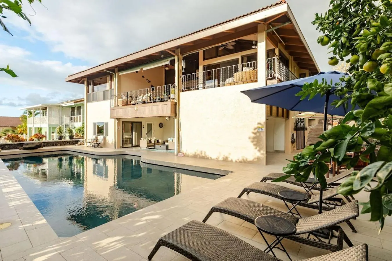Grand Hawaiian Villa Ocean Views, Pool With Ohana Suite Kailua-Kona